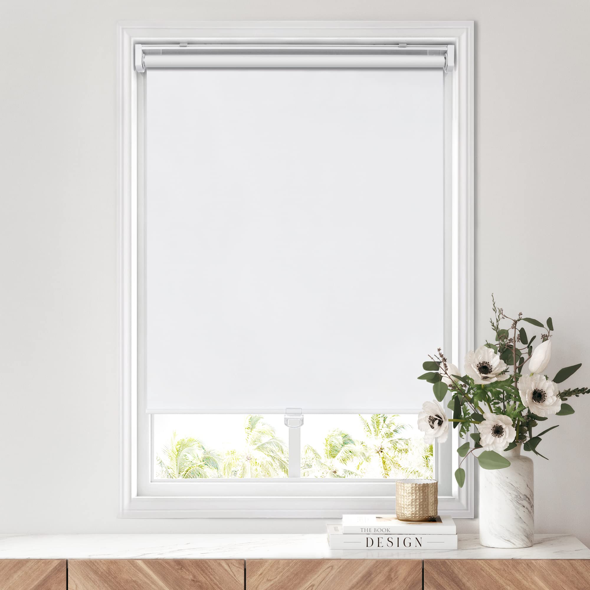 Amazon.com: LazBlinds No Drill Cordless Roller Shades, 22x72